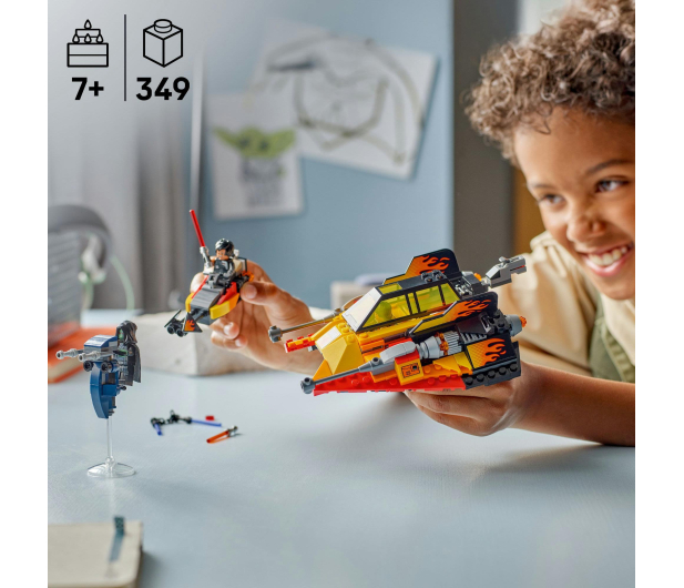 LEGO Star Wars 75414 Płomienny śmigacz śnieżny - 1331717 - zdjęcie 4
